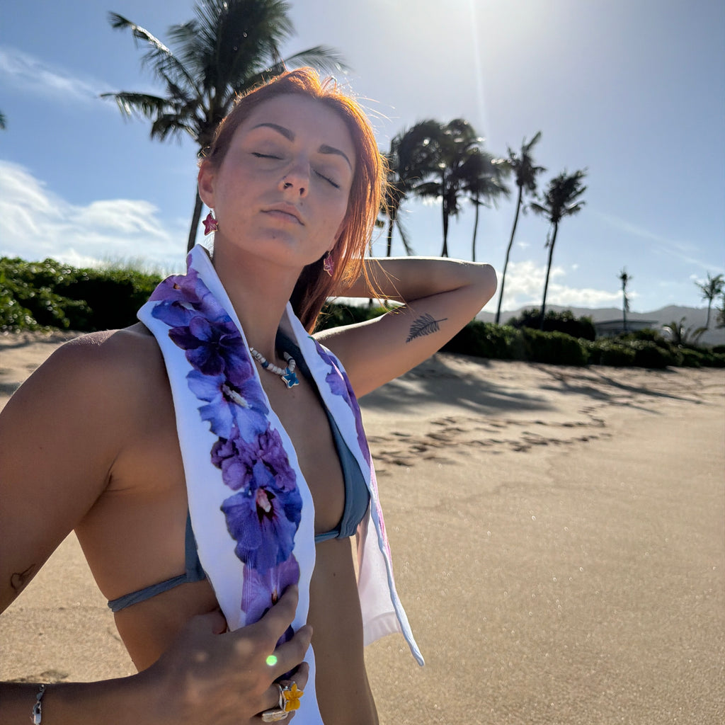 Towel Muffler Lei
