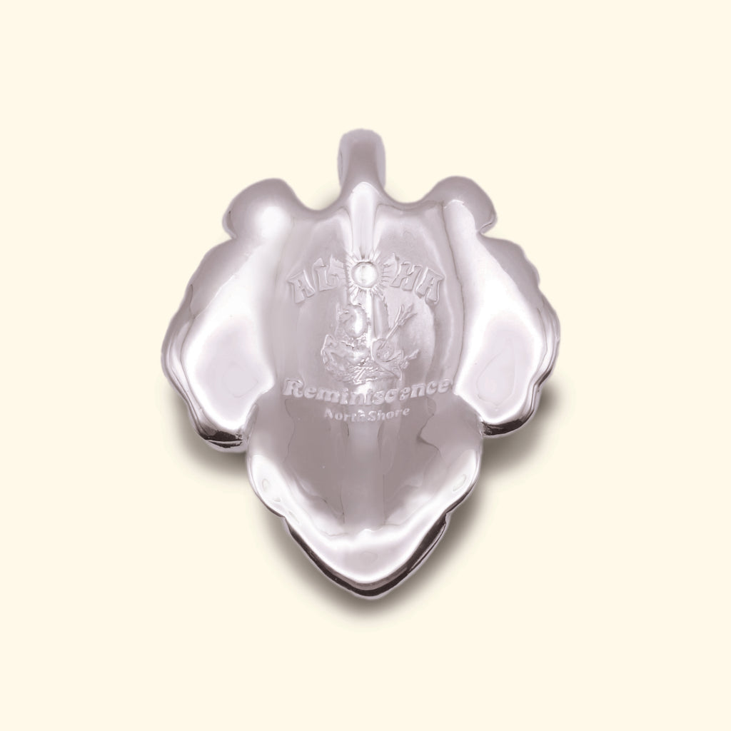 Island Leaf Charm [Sterling Silver / Large]