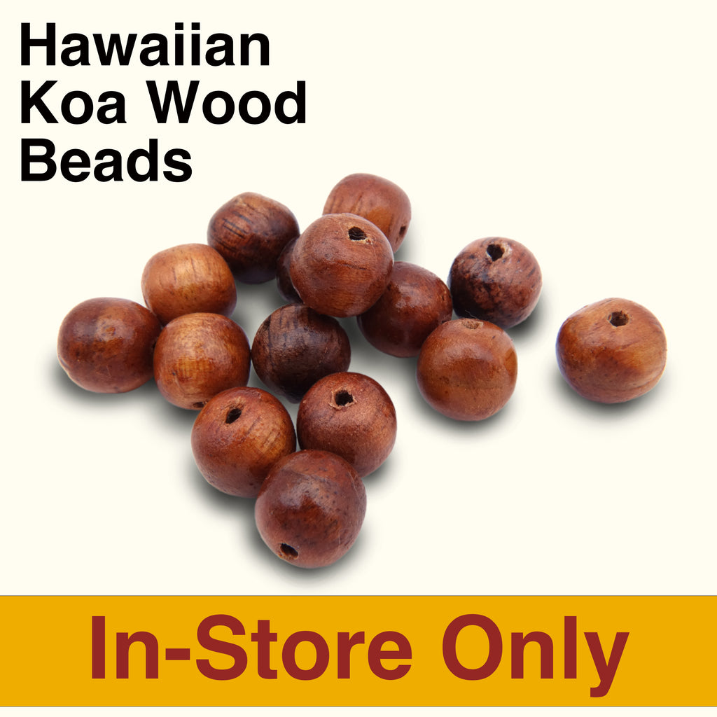 Hawaiian Koa-Wood Beads