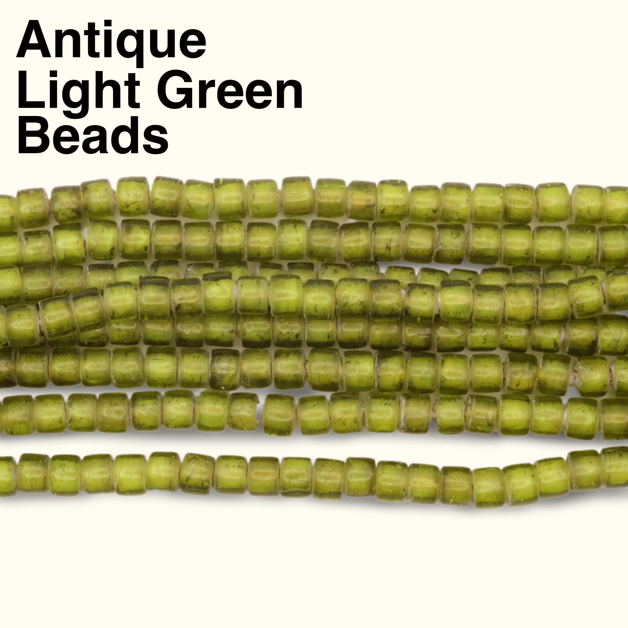 Antique Light Green Beads [1 Piece]