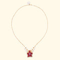 Tropical Flower Chain Necklace