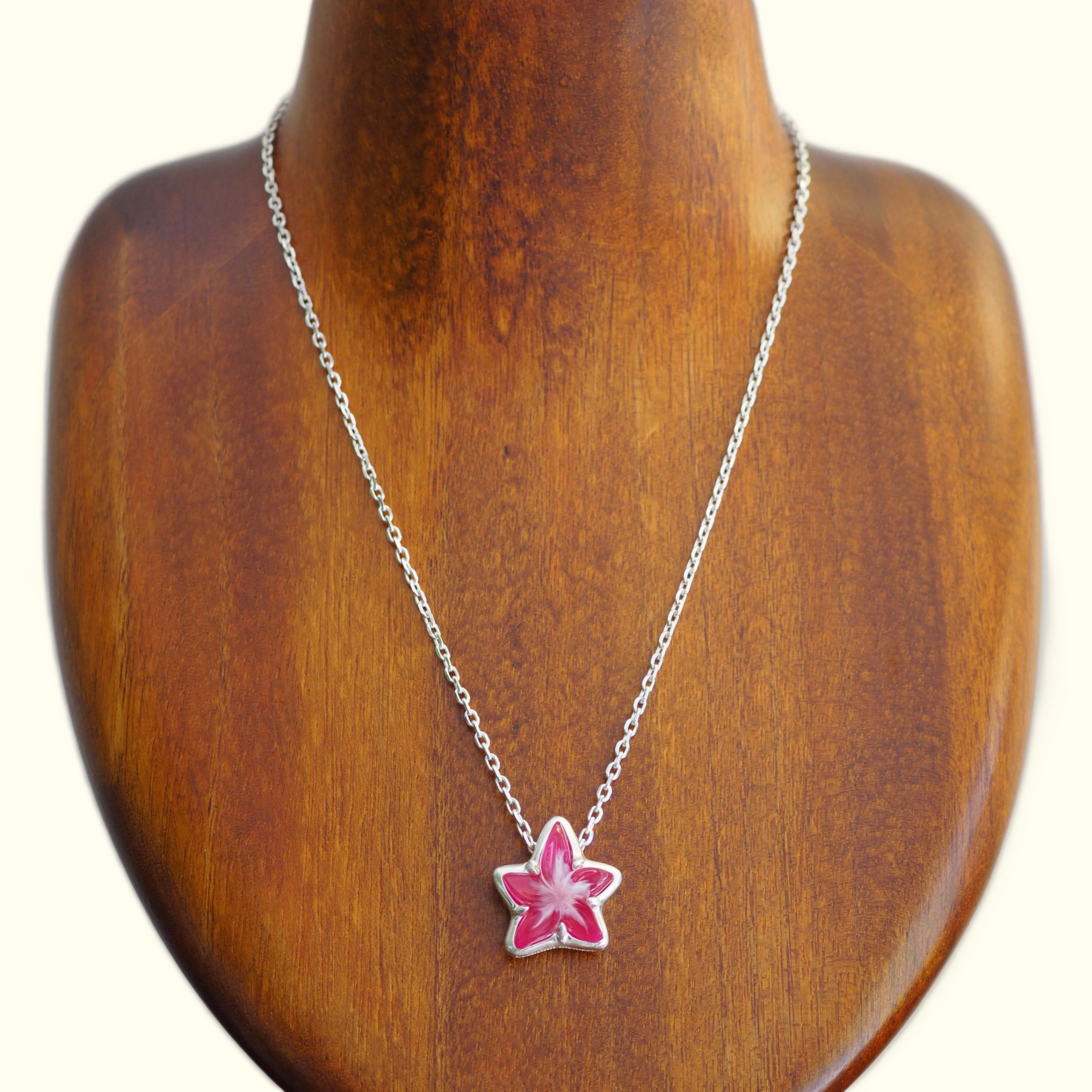 Tropical Flower with Chain