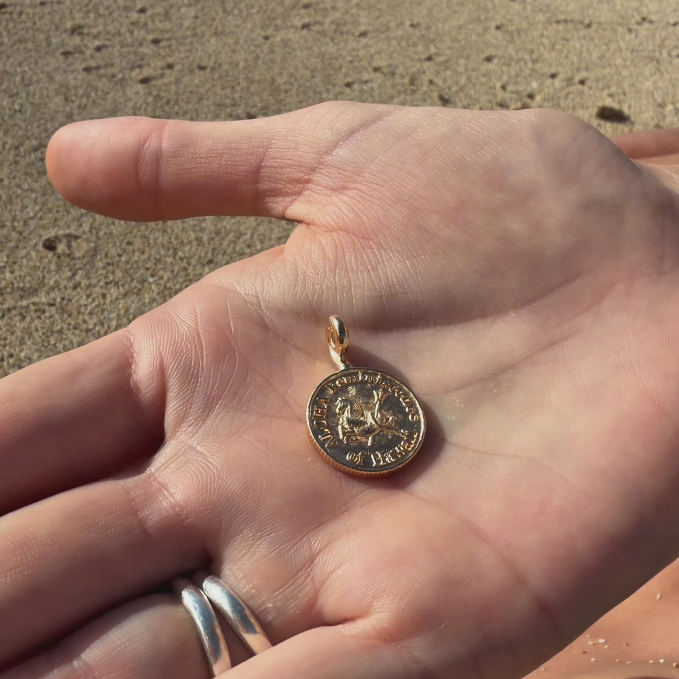 Dynasty Coin Charm [18K Yellow Gold]