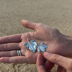 Holy Leaf Charm [Sterling Silver / Large]